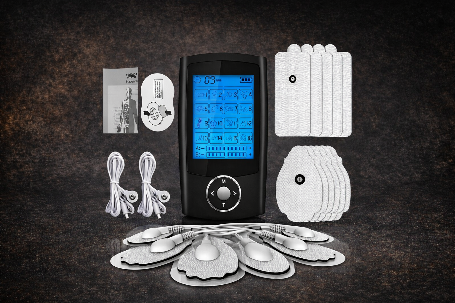 LOYAL-FIT TENS Muscle Stimulator – 16 Modes Pain Relief & Recovery