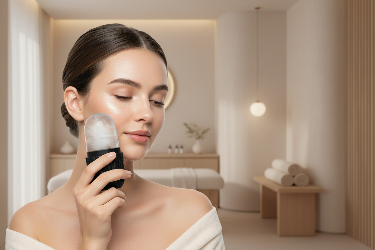 Ice Face Roller – Cooling Skin Therapy & Facial Muscle Recovery