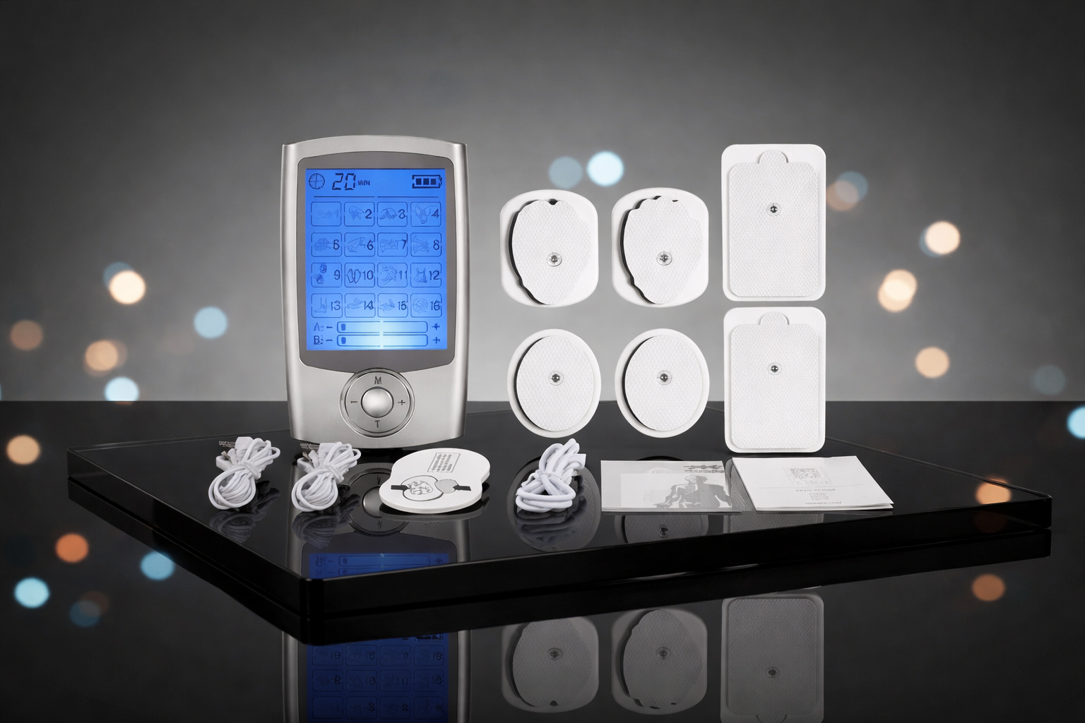 LOYAL-FIT TENS Muscle Stimulator – 16 Modes Pain Relief & Recovery