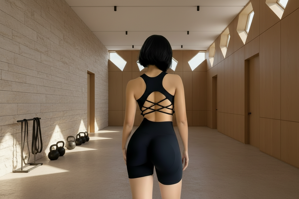 Loyal-Fit Seamless Yoga Set – Sports Bra & Shorts