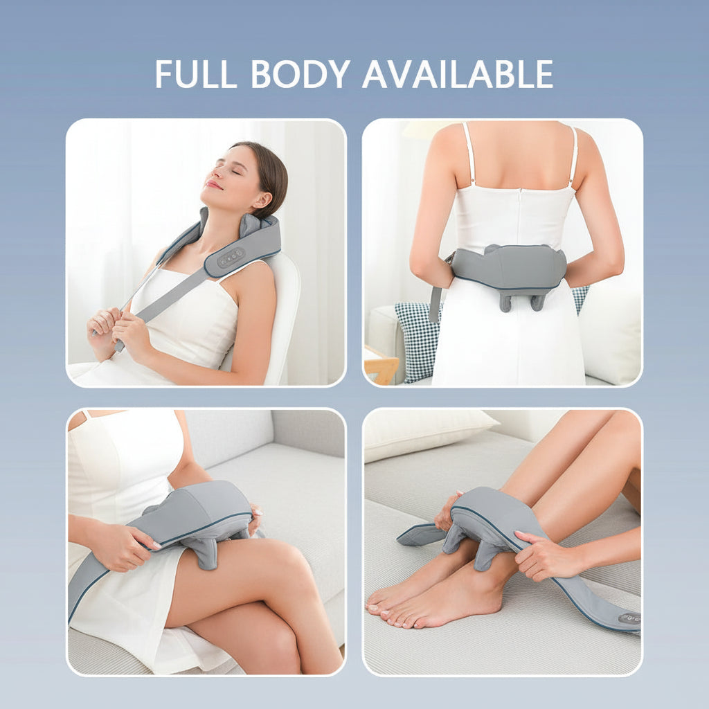 Deep Tissue Neck & Shoulder Massager – Wireless Muscle Pain Relief